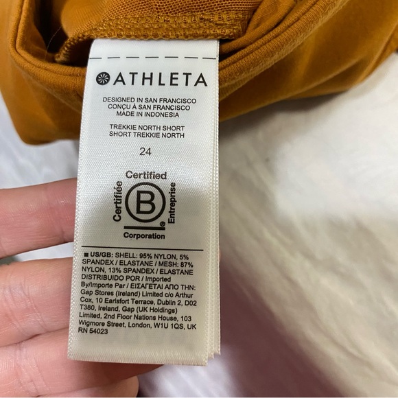 NWT Athleta Plus Size 24 Shorts Trekkie North Hiking Dusty Apricot Athletic Camp - Picture 12 of 16